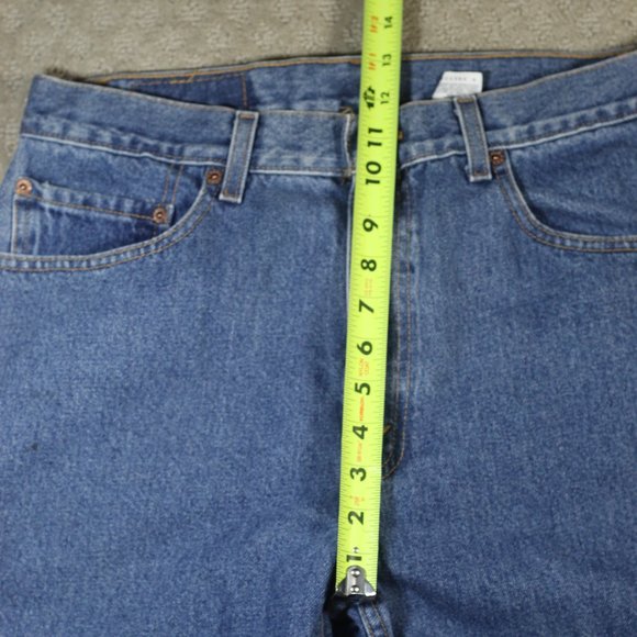 Vintage Y2K Levi's 505 Size 34x34 Medium Wash Blue Jeans - Picture 4 of 6